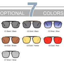 Load image into Gallery viewer, ZFYCOL Design Vintage Aviation Pilot Sunglasses Men  Brand Designer Ladies Driving Goggles Gothic sunglasses Oculos De Sol