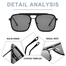 Load image into Gallery viewer, ZFYCOL Design Vintage Aviation Pilot Sunglasses Men  Brand Designer Ladies Driving Goggles Gothic sunglasses Oculos De Sol