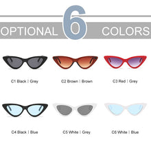 Load image into Gallery viewer, ZFYCOL Lrregular Sunglasses Women Cat Eye Vintage Black Transparent Eyeglasses Men Trending Triangle Sun Glasses UV400