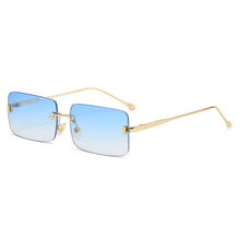 Load image into Gallery viewer, ZFYCOL Rimless Sunglasses Women 2023 Rectangle Steampunk Sun Glasses Vintage Square Glasses Men Eyewear UV400 Oculos