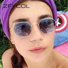 Load image into Gallery viewer, ZFYCOL Steampunk Sunglasses Women Men Brand Design Retro Goggles Men Driving glasses Oculos de sol UV400