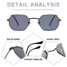 Load image into Gallery viewer, ZFYCOL Steampunk Sunglasses Women Men Brand Design Retro Goggles Men Driving glasses Oculos de sol UV400