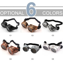 Load image into Gallery viewer, ZFYCOL  Sunglasses Vintage Style Steampunk Goggles Welding Gothic Glasses Cosplay Glasses 2023 Brand Designer
