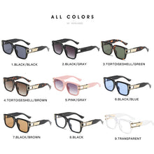 Load image into Gallery viewer, ZFYCOL Retro Square Sunglasses Men  Brand Oversized Women Sunglasses Glasses Car Driving Sunglasses UV400 Oculos