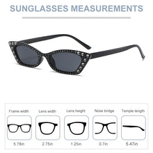 Load image into Gallery viewer, ZFYCOL Rhinestone Rectangle Sunglasses Women 2023  Brand Designer Glasses Diamond Female Eyewear Vintage Sunglasses Shades