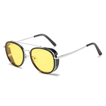Load image into Gallery viewer, ZFYCOL Round Metal Steampunk Sunglasses Women 2023  Men Driving Sun Glasses Mirror UV400 zonnebril dames Eyewear