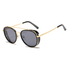 Load image into Gallery viewer, ZFYCOL Round Metal Steampunk Sunglasses Women 2023  Men Driving Sun Glasses Mirror UV400 zonnebril dames Eyewear