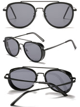 Load image into Gallery viewer, ZFYCOL Round Metal Steampunk Sunglasses Women 2023  Men Driving Sun Glasses Mirror UV400 zonnebril dames Eyewear
