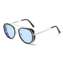 Load image into Gallery viewer, ZFYCOL Round Metal Steampunk Sunglasses Women 2023  Men Driving Sun Glasses Mirror UV400 zonnebril dames Eyewear