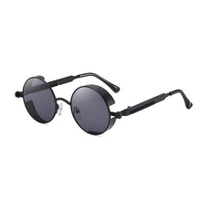 Load image into Gallery viewer, ZFYCOL Round Metal Sunglasses Steampunk Men Women Glasses Brand Designer Vintage Sunglasses Car Driving Glasses UV400