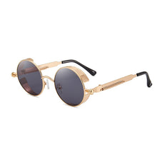 Load image into Gallery viewer, ZFYCOL Round Metal Sunglasses Steampunk Men Women Glasses Brand Designer Vintage Sunglasses Car Driving Glasses UV400
