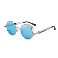 Load image into Gallery viewer, ZFYCOL Round Metal Sunglasses Steampunk Men Women Glasses Brand Designer Vintage Sunglasses Car Driving Glasses UV400