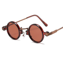Load image into Gallery viewer, ZFYCOL Vintage Round Small Sun Glasses For Men  Designer Mirror Sunglasses Women 2023  Gothic Shades Female