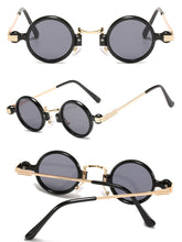Load image into Gallery viewer, ZFYCOL Vintage Round Small Sun Glasses For Men  Designer Mirror Sunglasses Women 2023  Gothic Shades Female