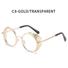 Load image into Gallery viewer, ZFYCOL Vintage Steampunk Sunglasses Women Round Men Sunglasses Brand Designer Metal Carving Sun Glasses Male Oculos De Sol UV400