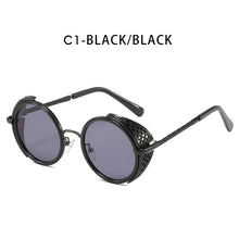 Load image into Gallery viewer, ZFYCOL Vintage Steampunk Sunglasses Women Round Men Sunglasses Brand Designer Metal Carving Sun Glasses Male Oculos De Sol UV400