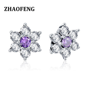 boucle d'oreille fantaisie silver earrings statement aesthetic flower brincos de festa cadeau maitresse gifts for women