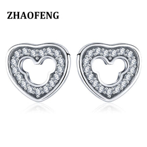 oorbellen voor vrouwen silver earrings statement aesthetic luxury brincos de festa cadeau maitresse wedding heart round