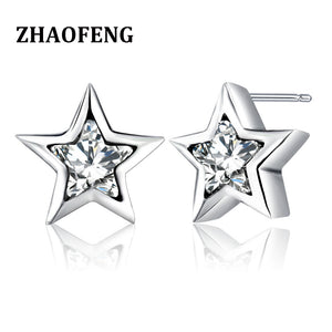 tud earrings silver statement aesthetic brincos de festa cadeau maitresse gifts for women pentagram fashion oorbellen