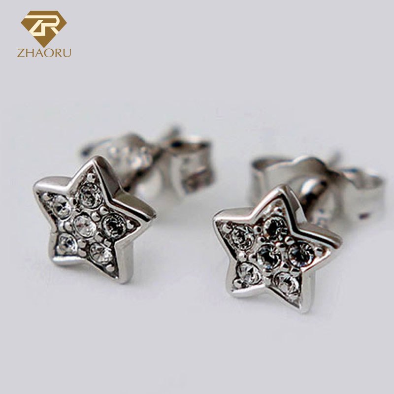 925 Sterling Sliver Earrings Silver Stud Earrings for Women Fine Jewelry Fashion Earring Star Earring