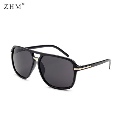 ZHM 2023 Men Cool Square Style Gradient Sunglasses Driving Vintage Brand Design Glasses Oculos De Sol  Sunglasses Men
