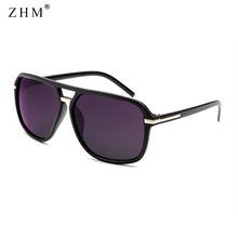 Load image into Gallery viewer, ZHM 2023 Men Cool Square Style Gradient Sunglasses Driving Vintage Brand Design Glasses Oculos De Sol  Sunglasses Men