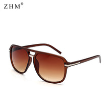 Load image into Gallery viewer, ZHM 2023 Men Cool Square Style Gradient Sunglasses Driving Vintage Brand Design Glasses Oculos De Sol  Sunglasses Men