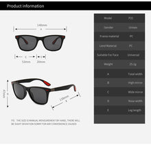 Load image into Gallery viewer, ZHM BRAND DESIGN Classic Polarized Fishing Sunglasses Men Women Driving Square Frame Sun Glasses Male Goggle UV400 Oculos De Sol