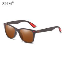 Load image into Gallery viewer, ZHM BRAND DESIGN Classic Polarized Fishing Sunglasses Men Women Driving Square Frame Sun Glasses Male Goggle UV400 Oculos De Sol