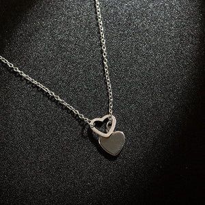 Collana girocollo semplice a forma di cuore con stella di luna per collana a catena da donna con ciondolo sul collo Girocolli Collane di Boemia Regali di gioielli 