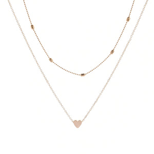 Collana girocollo semplice a forma di cuore con stella di luna per collana a catena da donna con ciondolo sul collo Girocolli Collane di Boemia Regali di gioielli 
