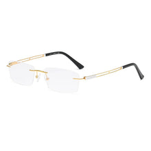 Load image into Gallery viewer, ZIROSAT 2871 Men Pure Titanium Rimless Glasses Frame Male Square Ultralight Man Frameless Myopia Optical Frames Eyewear