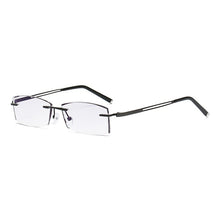 Load image into Gallery viewer, ZIROSAT 630HT Pure Titanium Rimless Diamond Cutting Man Glasses Frame Optical Prescription Eyeglasses Eyewear Fashion