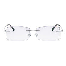 Carica l&#39;immagine nel visualizzatore di Gallery, ZIROSAT 6601 Pure Titanium Rimless Diamond Cutting Man Glasses Frame Optical Prescription Eyeglasses Men Eyewear Fashion