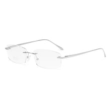 Load image into Gallery viewer, ZIROSAT 9037 Pure Titanium Rimless Men Eyeglasses Frame Brand Designer Myopia Clear Optical Prescription Eyewear Frame