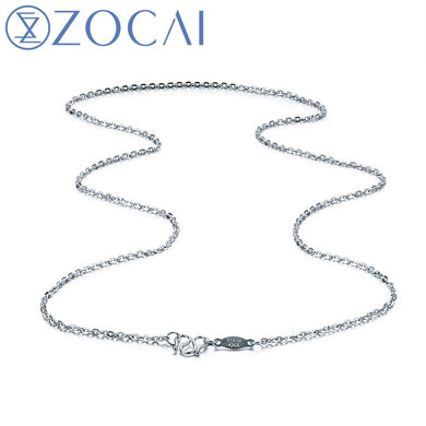 Real Solid Platinum PT950 necklace fashion O shape link chain necklace 40-45cm X00310