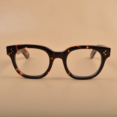 ZOLMAN Occhiali da vista Montatura uomo donna Johnny Depp Occhiali da vista Occhiali in acetato Montatura Lente trasparente Vintage 083-1