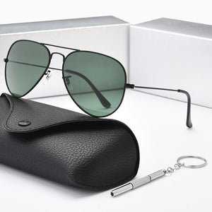 ZONGJI - Classic Sunglasses for Men and Women, HD Polarized, Driving, Fishing, UV400 Protection, 3025
