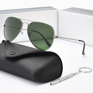 ZONGJI - Classic Sunglasses for Men and Women, HD Polarized, Driving, Fishing, UV400 Protection, 3025
