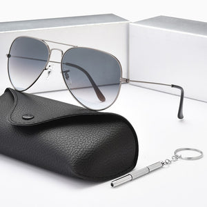 ZONGJI - Classic Sunglasses for Men and Women, HD Polarized, Driving, Fishing, UV400 Protection, 3025
