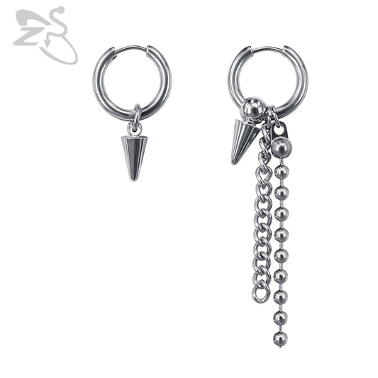 1 Pair Korean Earrings SUGA Men BTS Earrings Bangtan Boys Album Jewelry Stainless steel Dangle Brincos Long Tassel Earrings
