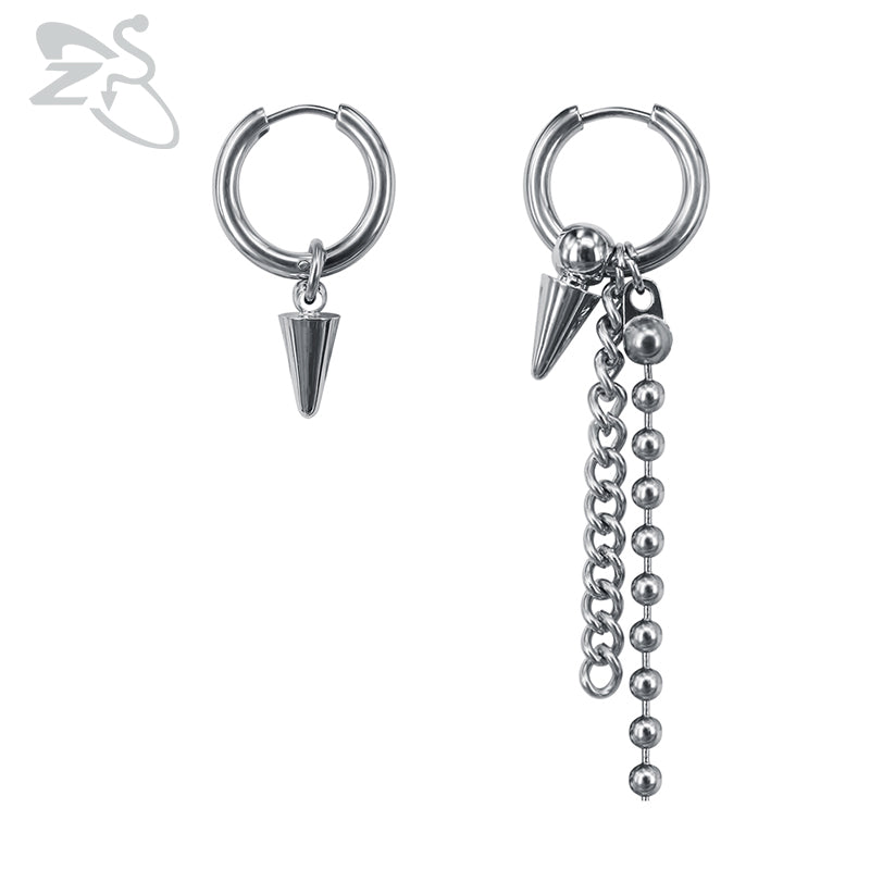 1 Pair Korean Earrings SUGA Men BTS Earrings Bangtan Boys Album Jewelry Stainless steel Dangle Brincos Long Tassel Earrings