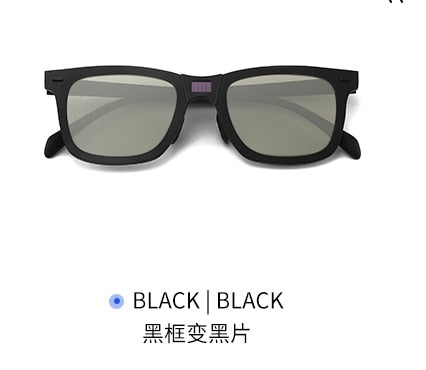 ZSMEYE 2023 AI Smart Polarized Sun Glasses Sports 0.1S Color Change Intelligent Photochromic Glasses Fill Prescription Lenses