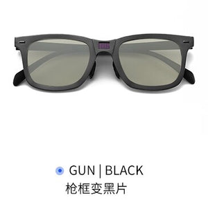 ZSMEYE 2023 AI Smart Polarized Sun Glasses Sports 0.1S Color Change Intelligent Photochromic Glasses Fill Prescription Lenses