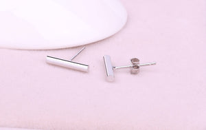 TE13 Classic New Arrival Natural Stud Earrings Solid 925 Sterling Silver good jewelry Fine Jewelry Women's Wife Gift