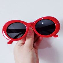 Load image into Gallery viewer, ZUEE Oval Sunglasses Bad Bunny Glasses Ladies Trendy Vintage Retro Sunglasses for Women/men White Black Sunglasses