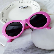 Load image into Gallery viewer, ZUEE Oval Sunglasses Bad Bunny Glasses Ladies Trendy Vintage Retro Sunglasses for Women/men White Black Sunglasses