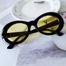 Load image into Gallery viewer, ZUEE Oval Sunglasses Bad Bunny Glasses Ladies Trendy Vintage Retro Sunglasses for Women/men White Black Sunglasses