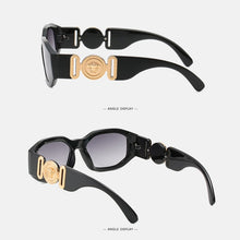 Load image into Gallery viewer, Fashion  luxury sunglasses women Personalized Metal Avatar Decorative Men Sunglasses Small Frame Women Sun glasses UV400