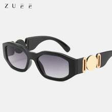 Load image into Gallery viewer, Fashion  luxury sunglasses women Personalized Metal Avatar Decorative Men Sunglasses Small Frame Women Sun glasses UV400